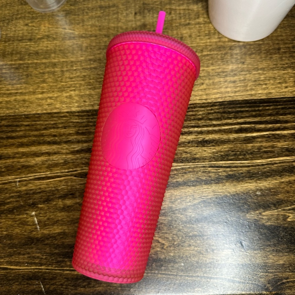 Starbucks pink studded 24 oz cup